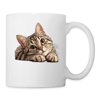 Tabby Kitten Tabby Cat - Mug - white - Right