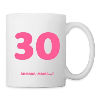 Enfin 30 je peux tout faire, je sais tout - Mug blanc - blanc - Droite