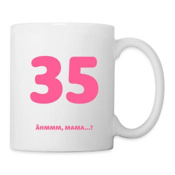 Endlich 35 Ich Kann Alles Ich Weiß Alles - Tasse - Weiß - Rechts