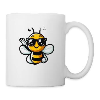 Yo Wasp Up Jeu de mots amusant pour les amateurs d’insectes Entomologie - Mug blanc - blanc - Droite