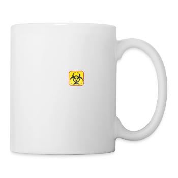 Unicorn Biohazard Symbol TShirt Chemical Magical - Mug - white - Right