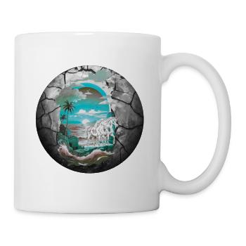 Nature Unicorns Mythical Animals Horses Horse Horn - Mug - white - Right