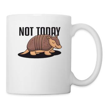 Not Today Pink Fairy Chlamyphoridae Cingulata - Mug - white - Right