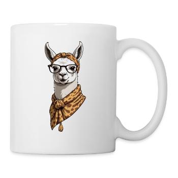 Llama Loving Mom Funny Mom Design - Mug - white - Right