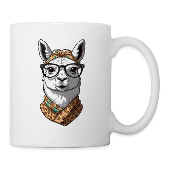 Llama Loving Funny Mom Design Alpaca - Mug - white - Right