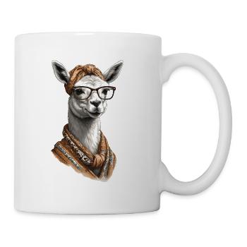 Llama Loving Mom Funny Design Alpaca - Mug - white - Right