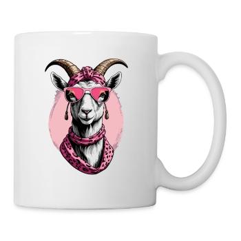 Lustige Mama Ziege Perfekt Zum Muttertag - Tasse - Weiß - Rechts