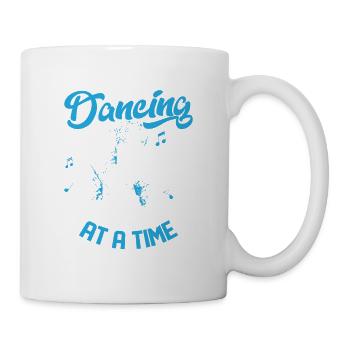Danser à travers la vie, un muiscal à la fois en chantant - Mug blanc - blanc - Droite