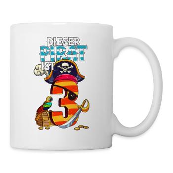 3rd Birthday Pirates - Mug - white - Right