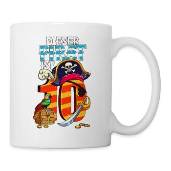 10th Birthday Pirates - Mug - white - Right