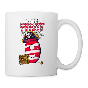 9th Birthday Pirates - Mug - white - Right