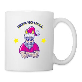 Papa No Hell ! - Mug blanc - blanc - Droite