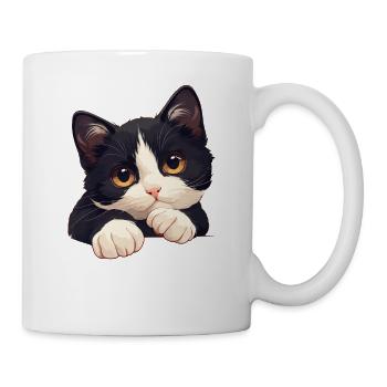 Tuxedo Chaton Tuxedo Cat - Mug blanc - blanc - Droite