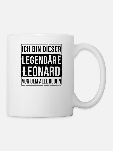 Je suis cette légende pour Leonard - Mug blanc - blanc