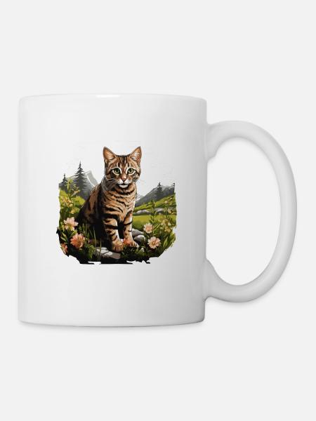 Tabby Kätzchen Tabby Katze - Tasse - Weiß