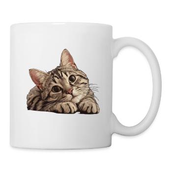 Tabby Kitten Tabby Cat - Mug - white - Right