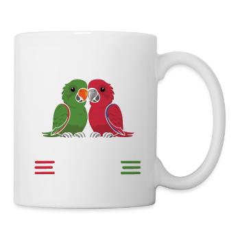 Funny Eclectus Parrot Saying Bird Owner Pet - Mug - white - Right