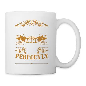 Geschenk Juni 1962 Geburtstag Juni 1962 Juni 1962 - Tasse - Weiß - Rechts