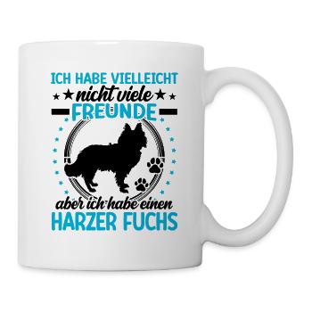 Harzer Fuchs is my friend Old German Herding Dog - Mug - white - Right