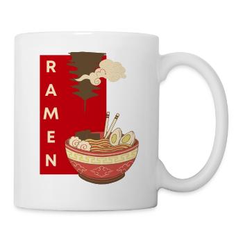 Ramen Japanese Art for noodles and food lover - Mug - white - Right