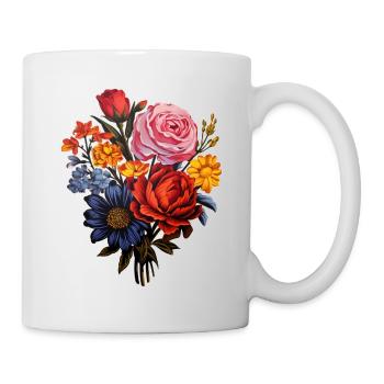 Bunch of flowers - Mug - white - Right