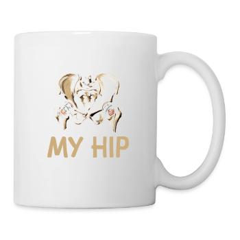 Bionic Hip Replacement Surgery Joint Recovery - Mug - white - Right