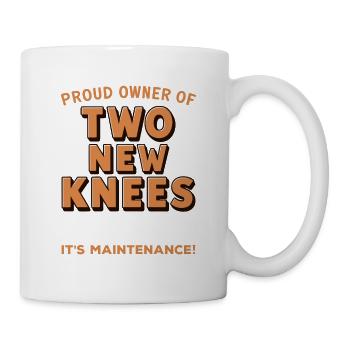 Bionic Knee Replacement Surgery Joint Recovery - Mug - white - Right