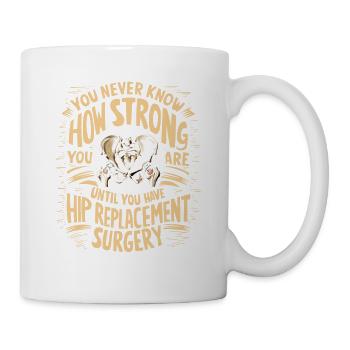 Bionic Hip Replacement Surgery Joint Recovery - Mug - white - Right