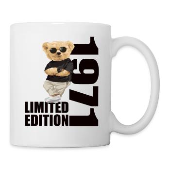 Édition limitée 1971 ours ours anniversaire 1971 - Mug blanc - blanc - Droite