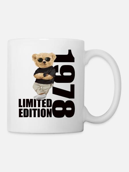 Limited Edition 1978 Bär Bären Geburtstag 1978 - Tasse - Weiß