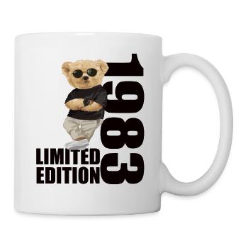 Édition limitée 1983 ours ours anniversaire 1983 - Mug blanc - blanc - Droite