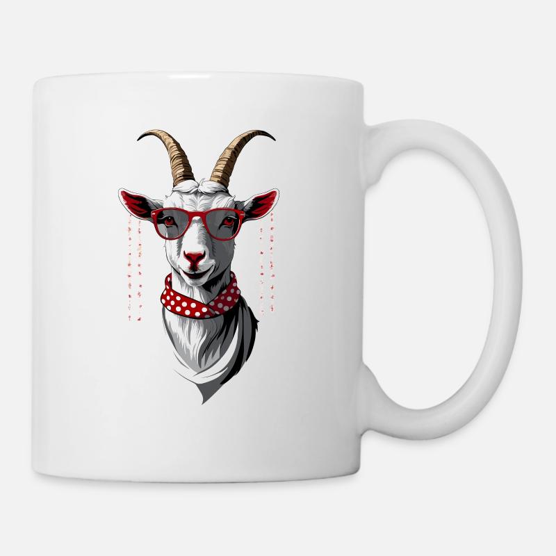 Lustige Mama Ziege Perfekt Zum Muttertag - Tasse - Weiß