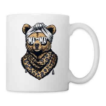 Drôle de maman ours Design mère ours - Mug blanc - blanc - Droite