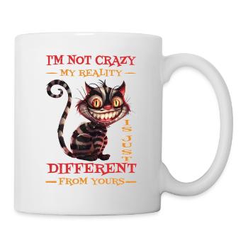 Je ne suis pas fou, ma réalité est juste différente 28 - Mug blanc - blanc - Droite