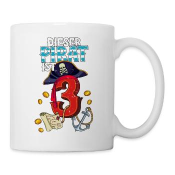 3rd Birthday Pirates - Mug - white - Right