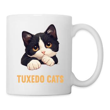 Tuxedo Chaton Tuxedo Cat - Mug blanc - blanc - Droite