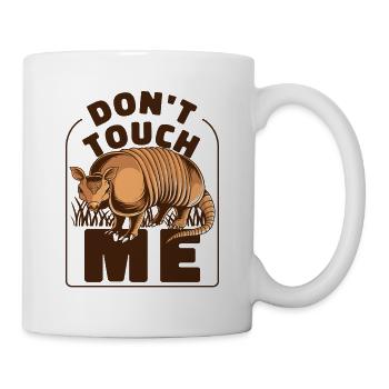 Ne me touche pas Fée rose Chlamyphoridae - Mug blanc - blanc - Droite