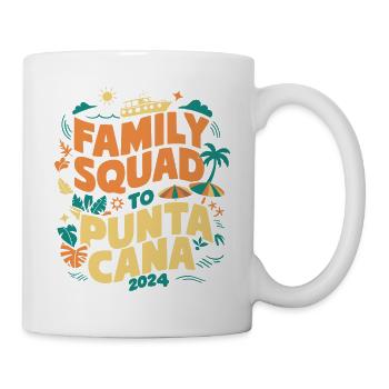 Escouade de vacances en famille Punta Cana 2024 vacances d’été - Mug blanc - blanc - Droite