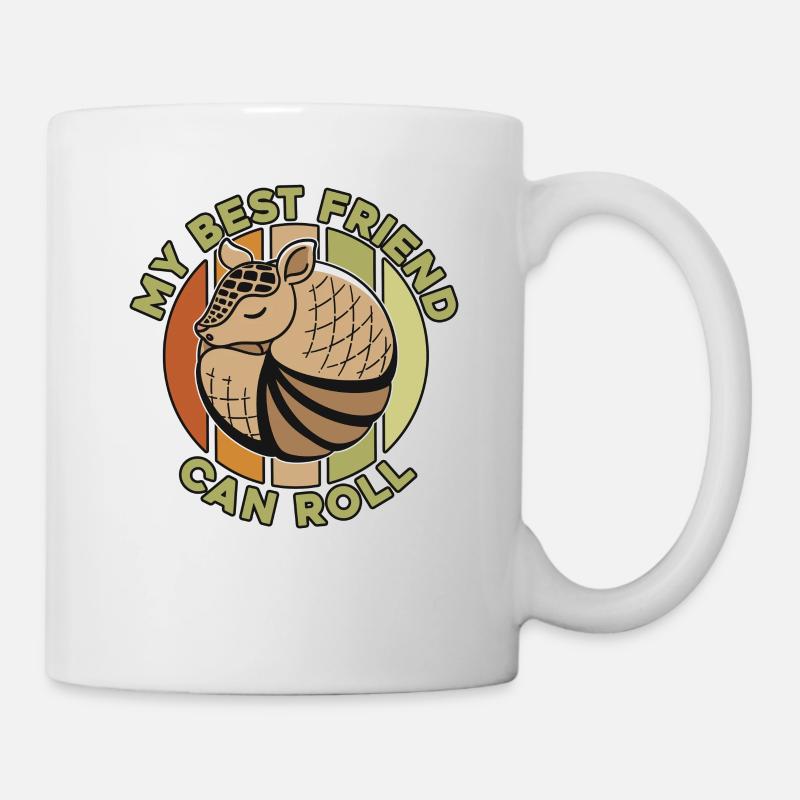 Meine beste Freundin kann rosa Feen-Cingulata rollen - Tasse - Weiß