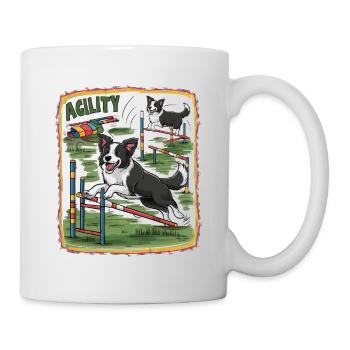 Dog Sport Agility Border Collie - Mug - white - Right