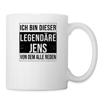 I'm this legendary for Jens - Mug - white - Right