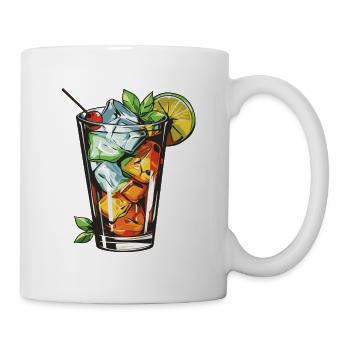 Limonade Getränk - Tasse - Weiß - Rechts