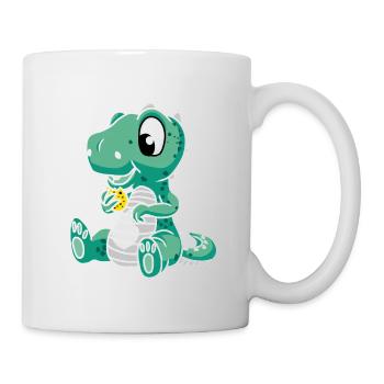 Dkrino Dinosaur Dragon Child Kids Baby - Mug - white - Right