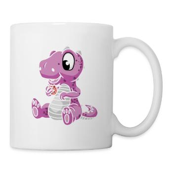 Fantasy for Kids Drino Dinosaur Dragon - Mug - white - Right