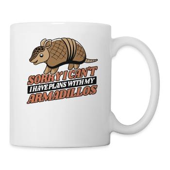 I Can't I Have Plans With Armadillos Pink Fairy - Mug - white - Right