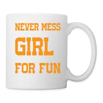 Ne Jouez Jamais Avec Une Fille Qui Fait Des Burpees Pour Le Plaisir 7 - Mug blanc - blanc - Droite