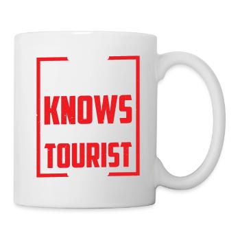 Nobody Knows I'm A Tourist 19 - Mug - white - Right