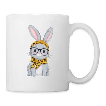 Maman Lapin Mignon Lapin Maman Mignon Lapin de Pâques - Mug blanc - blanc - Droite