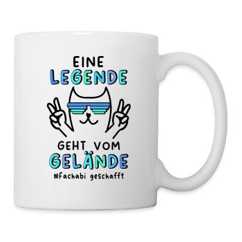 Fachabi Geschafft 2024 Fachabitur Bestanden - Tasse - Weiß - Rechts