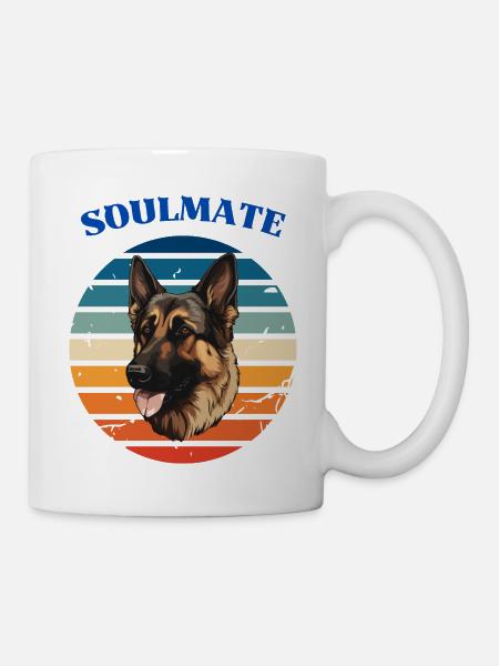 Soulmate Hund - Tasse - Weiß